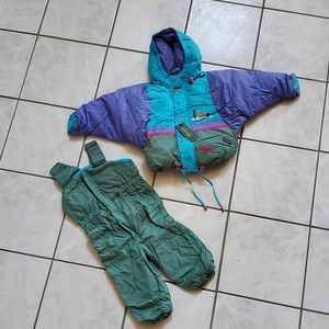 Snowsuit Jacket pants Puffer Ski top bottoms zip bib Hoodie pockets unis…